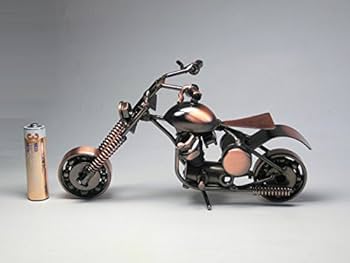 Amazon | アンティーク調 アメリカンバイク (ブロンズカラー) 全長約