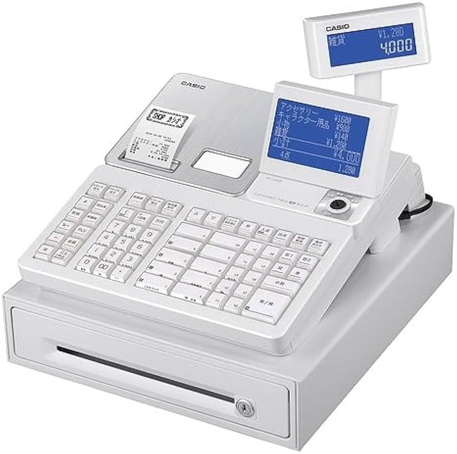 Amazon.co.jp: CASIO 電子レジスター 20部門 2シート Bluetooth対応 SR