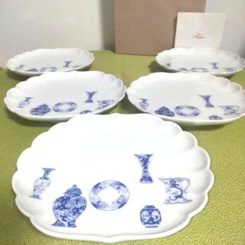 1861 深川製磁 白磁 葉型皿 5客 000000000946-01-m.jpg?t= 深川