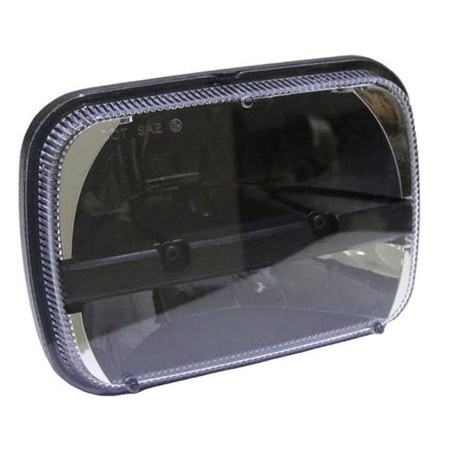 車検対応! ブラック LED ヘッドライト 角型 角目 汎用 ZRX 400 1100