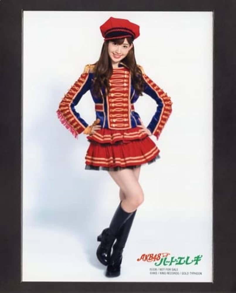 Amazon.co.jp: AKB48 小嶋陽菜 生写真 1枚 ハートエレキ 台湾