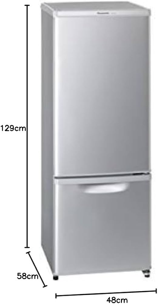 908 パナソニック ホワイト 大きめ2ドア冷蔵庫 168L 一人暮らし 単身