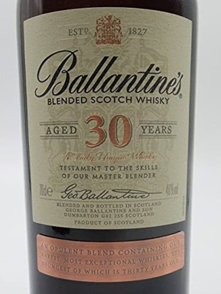Amazon.co.jp: バランタイン 30年 木箱入り 40度 700ml [並行輸入品
