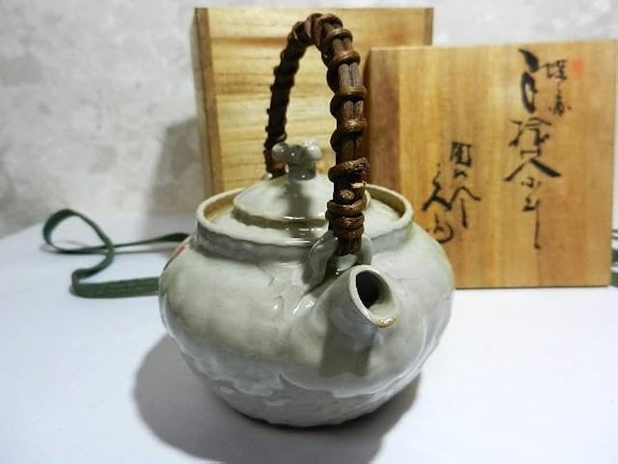 明治期の萬古焼名工「圓相舎 小川半助」作 手捻茶器（