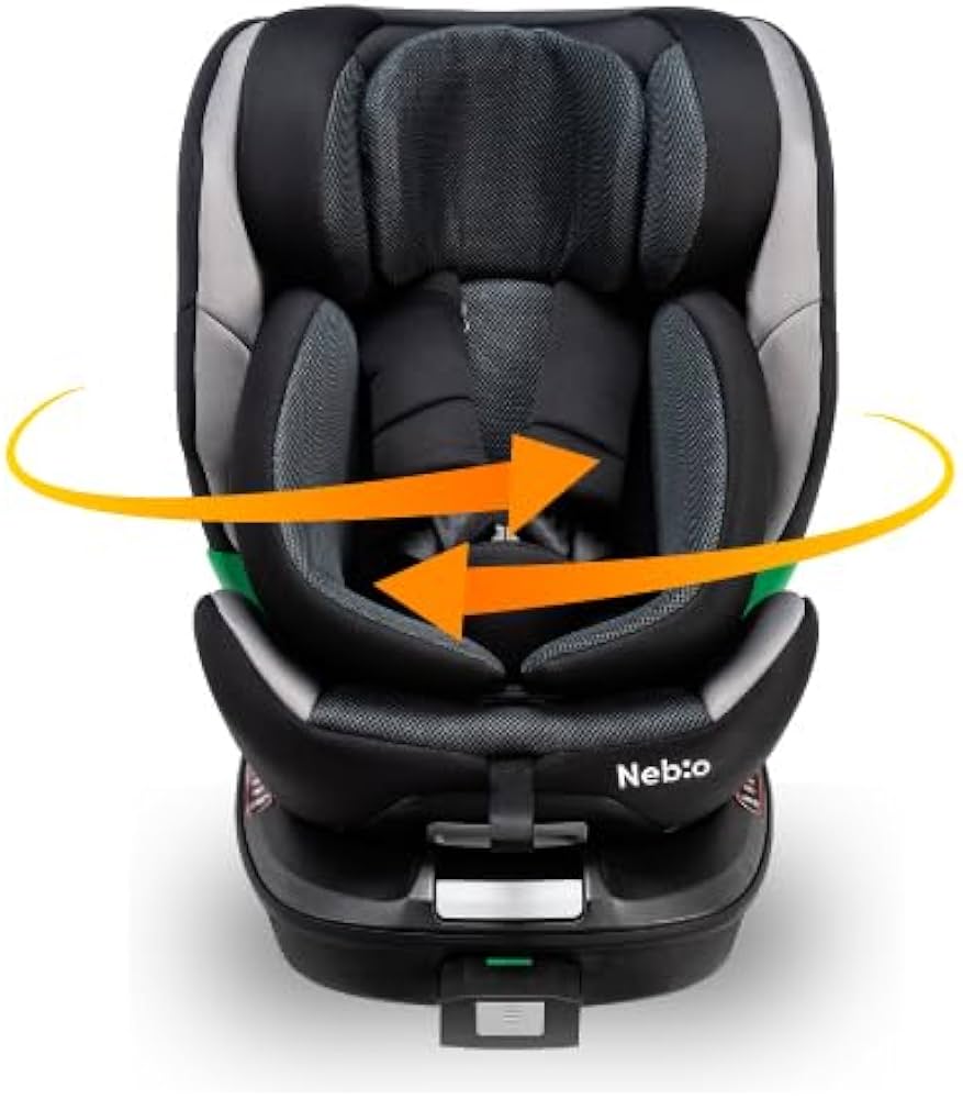 Amazon | Nebio チャイルドシート 新生児 回転式 0歳から12歳頃まで
