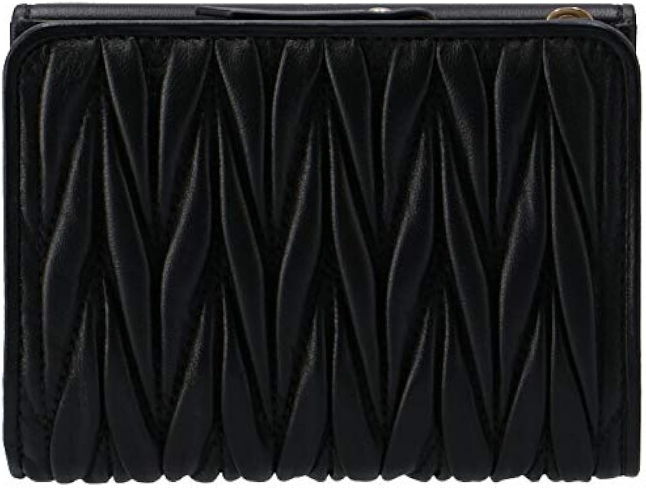 Amazon | [ミュウミュウ] 財布 二つ折り マテラッセ 折りたたみ財布 二