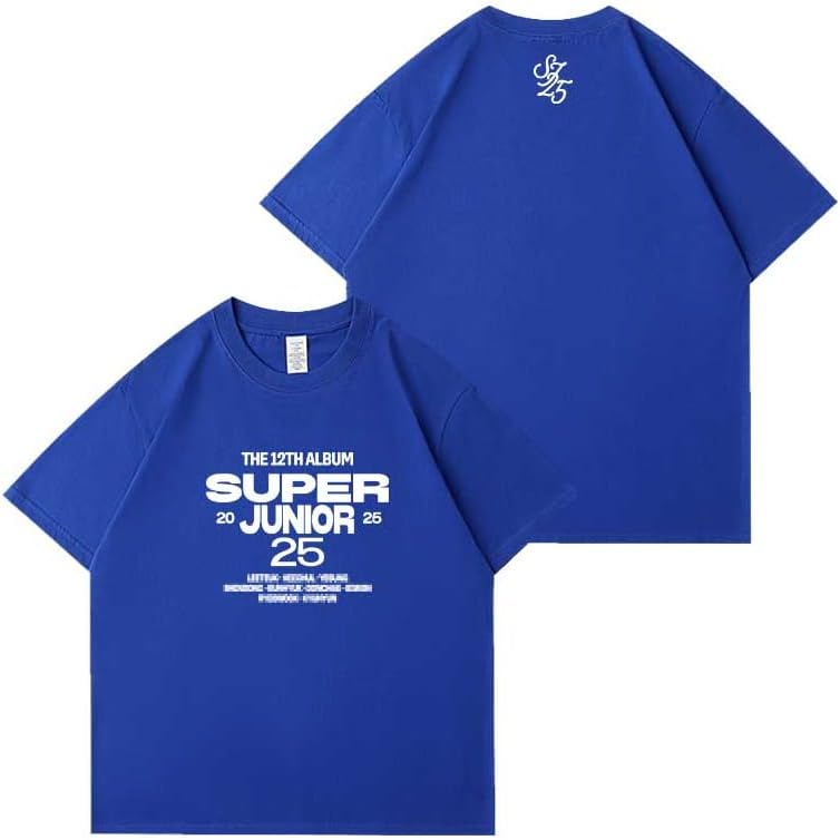 Amazon.co.jp: [さん店] Super Junior 25 Tシャツ 25周年 記念シャツ
