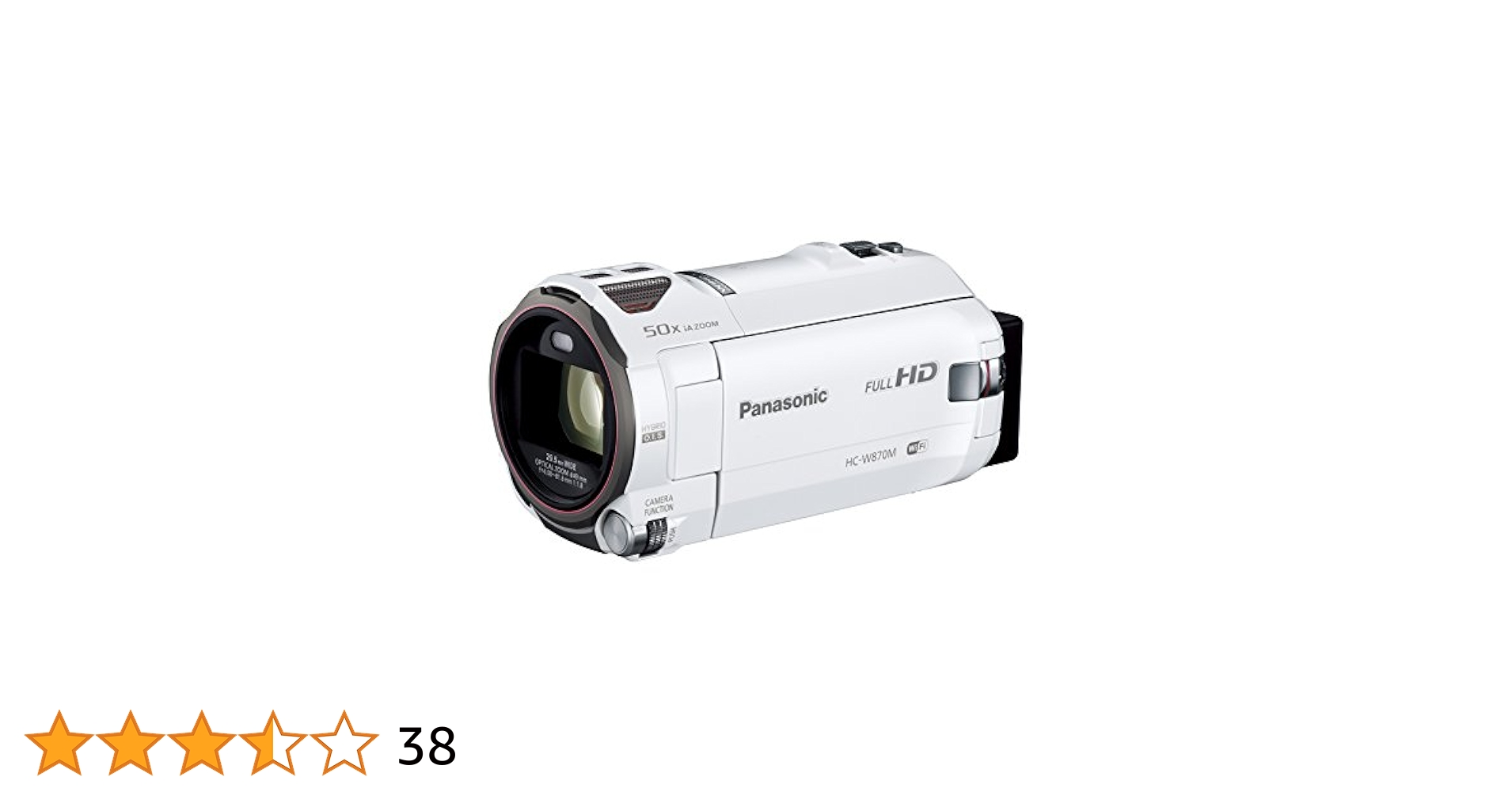 Panasonic HC-W870M ビデオカメラ(ホワイト) 【公式通販】