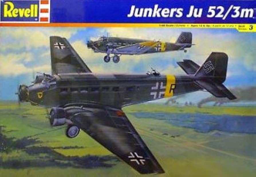 ドイツレベル 1/48 ユンカース Ju52/3m 民間機仕様 04558 ドイツレベル