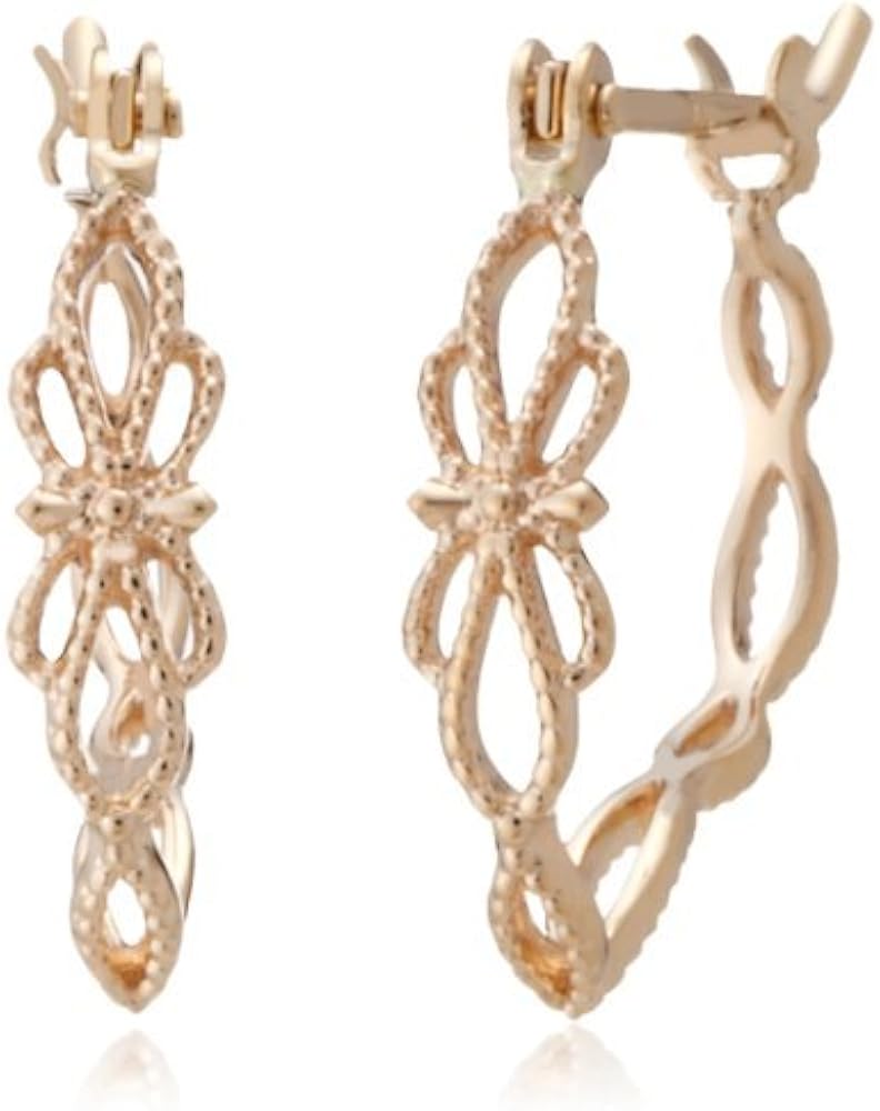 Amazon.co.jp: [アガット] agete 【両耳用K10フープピアス