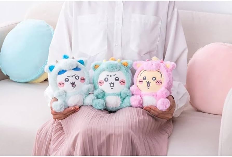 Amazon.co.jp: ちいかわ ハッピーバッグ 2024 干支ぬいぐるみ 辰年3種