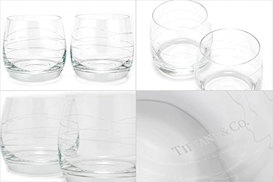 Amazon | ティファニー TIFFANY＆Co カデンツ グラス セット ペア 2点