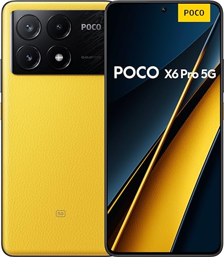POCO X6 公式 Pro 5G 美品 Xiaomi POCO X6 Pro 8GB+256GB イエロー
