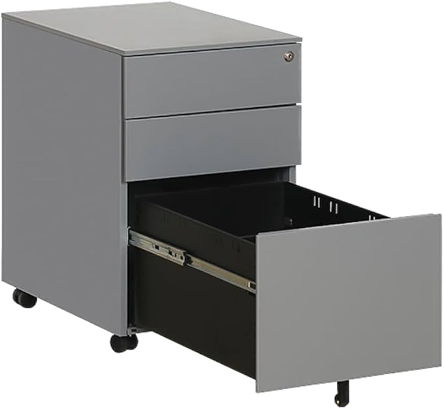 Amazon.co.jp: キャビネット デスクワゴン スチール製 デスクワゴン 大