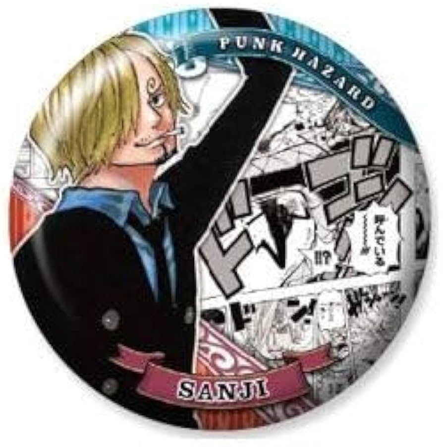 ワンピース サンジ 缶バッジ・ストラップ他セット