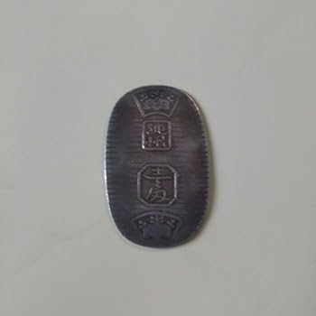 Amazon.co.jp: 徳力 純銀 小判 2枚セット 10g と 一匁(約3.75g) 刻印