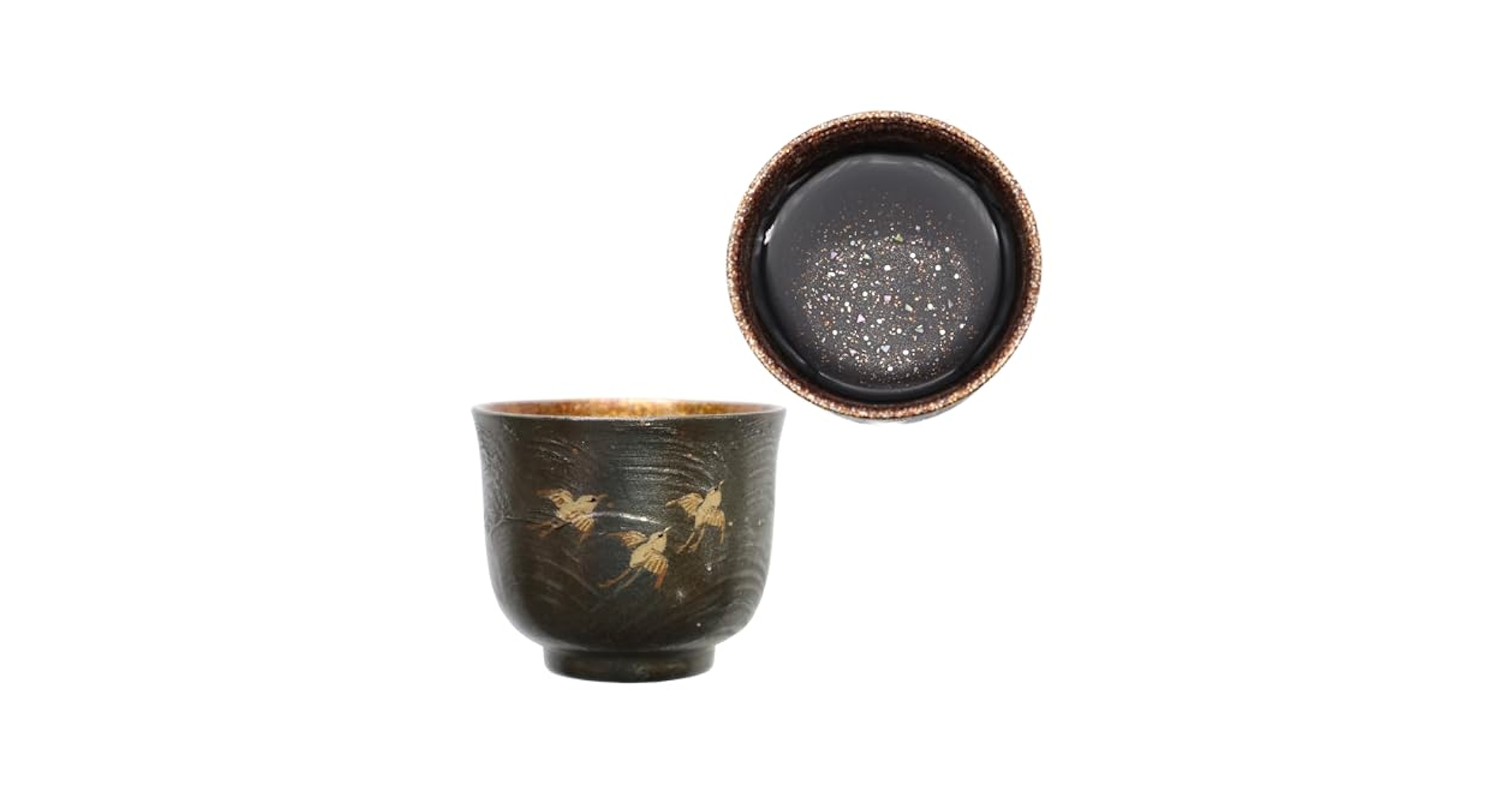 和楽焼 菖蒲花抜 純銀火屋 香合 和楽焼 菖蒲花抜 純銀火