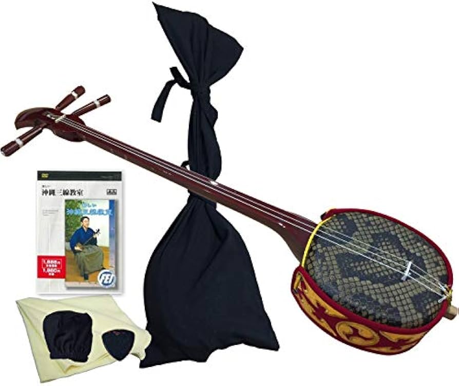 沖縄三線 三線 リュックケース付き 合皮 人工皮 蛇柄 三味線 楽天市場