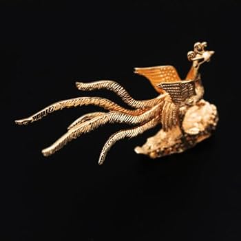 Amazon.co.jp: PARTISAN 朱雀 風水 置物 インテリア 真鍮 すざく