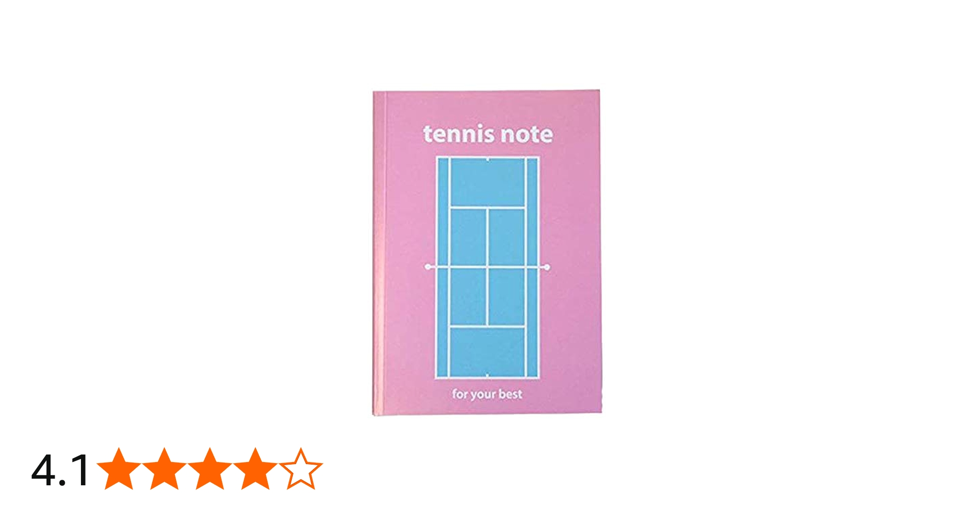 Amazon | テニスノート(tennis note)（1冊）B6判 カラー：ピンク