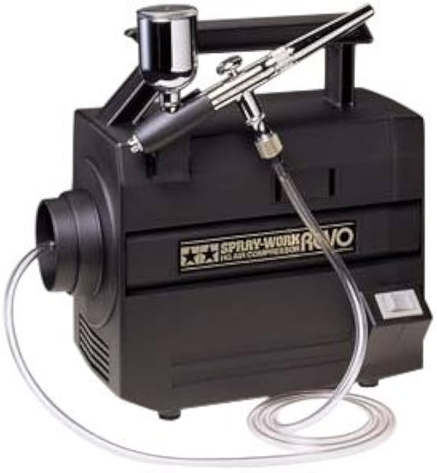 Amazon.co.jp: タミヤ エアーブラシ HGコンプレッサーレボHG-S