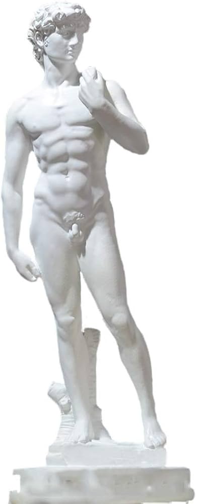 Amazon.co.jp: デビッド像レジントップコレクションミケランジェロの