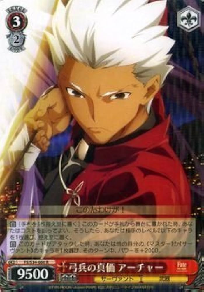 万象の王 アーチャー SP ヴァイスシュバルツ サイン fate フェイト