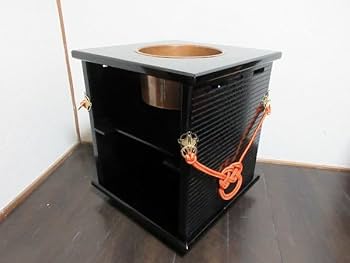 Amazon.co.jp: 510922 茶道具 御園棚セット 立礼棚 丸炉おとし 淡々斎