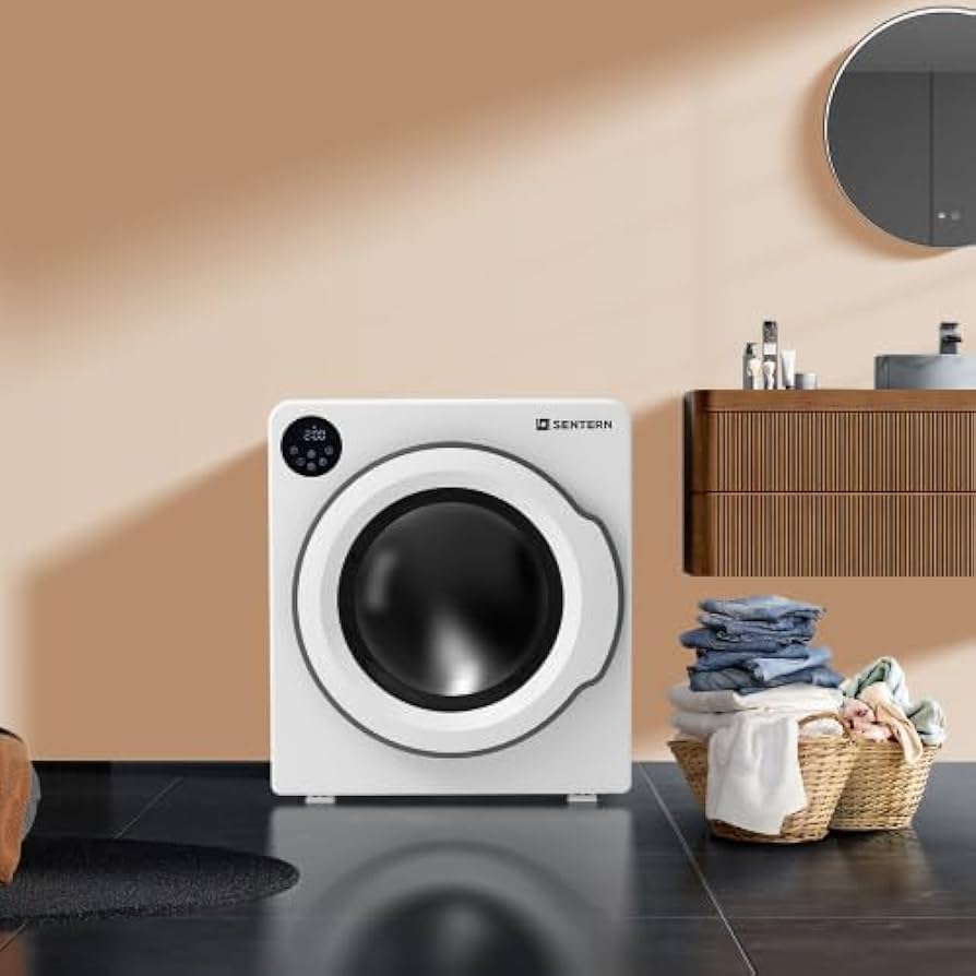 SeatheStars 小型衣類乾燥機 2.5kg ステンレスドラム タッチパネル操作