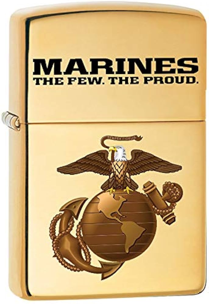 Amazon.com: Zippo Lighter: USMC Marine Corps Logo - High Polish