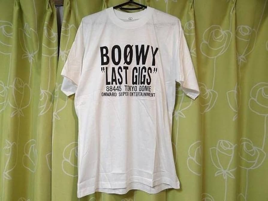 Amazon.co.jp: BOOWY LAST GIGS 88445 氷室京介 Tシャツ L : ファッション