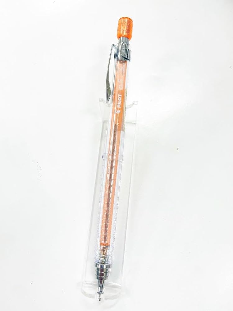 未使用 パイロット シャーペン シンメトリー オレンジ 筆記用具 レア
