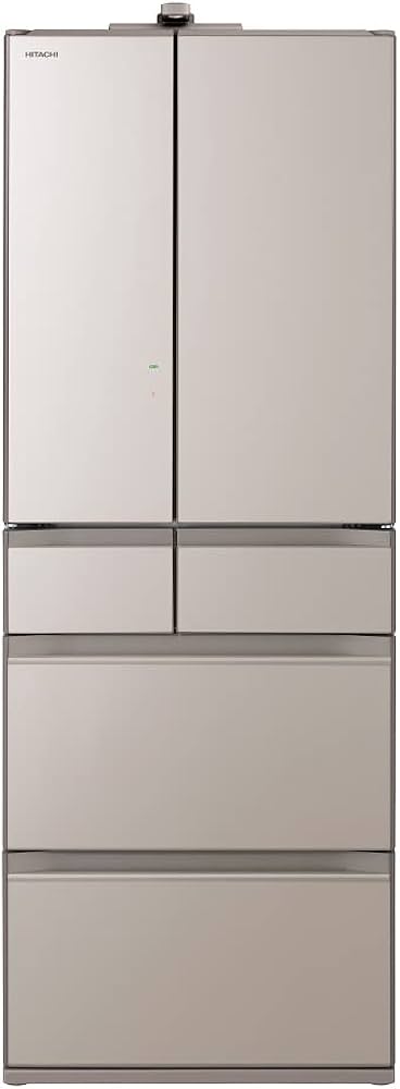 Amazon | 日立 冷蔵庫 幅68.5cm 617L ライトゴールド R-HXCC62T XN 6