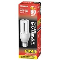 Amazon | 東芝 ネオボールZ 電球形蛍光ランプ 電球60ワットタイプ 昼