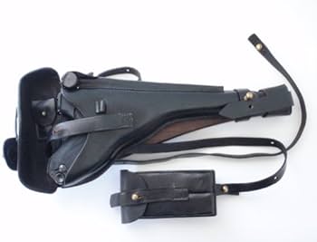 ルガーP08 8インチ用 右利きレザーホルスター No.593 ルガーP08 8インチ用