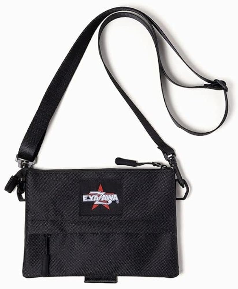 E.YAZAWA 注文 矢沢永吉 ハードトラベルポーチ ロゴ星 ブラック E