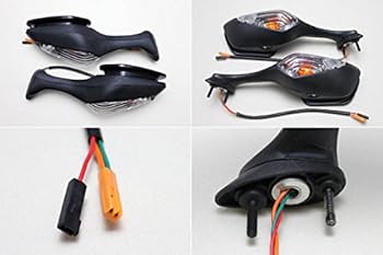 CBR1000RR(sc59)ミラーレスウィンカー 黒 楕円形 2本接続 CBR1000RR