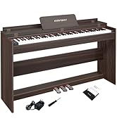 Amazon | KIMFBAY 電子ピアノ 88鍵盤 ハンマーアクション鍵盤 木製