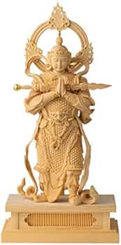 Amazon｜仏像 RIYAK 韋駄天 PREMIER ◇高さ 29.5cm ◇幅 14.7cm ◇奥行