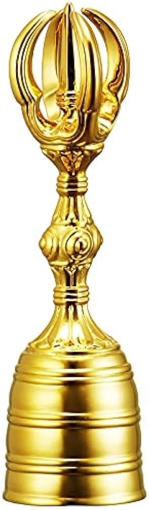 Amazon｜日本黎明社 埒孝美作「純銀製・金剛鈴」 純銀製24金鍍金 五