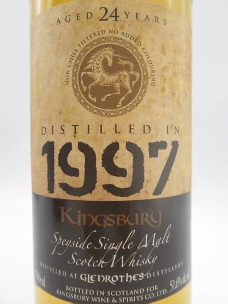 Amazon.co.jp: グレンロセス 24年 1997 ホグスヘッド ゴールドラベル