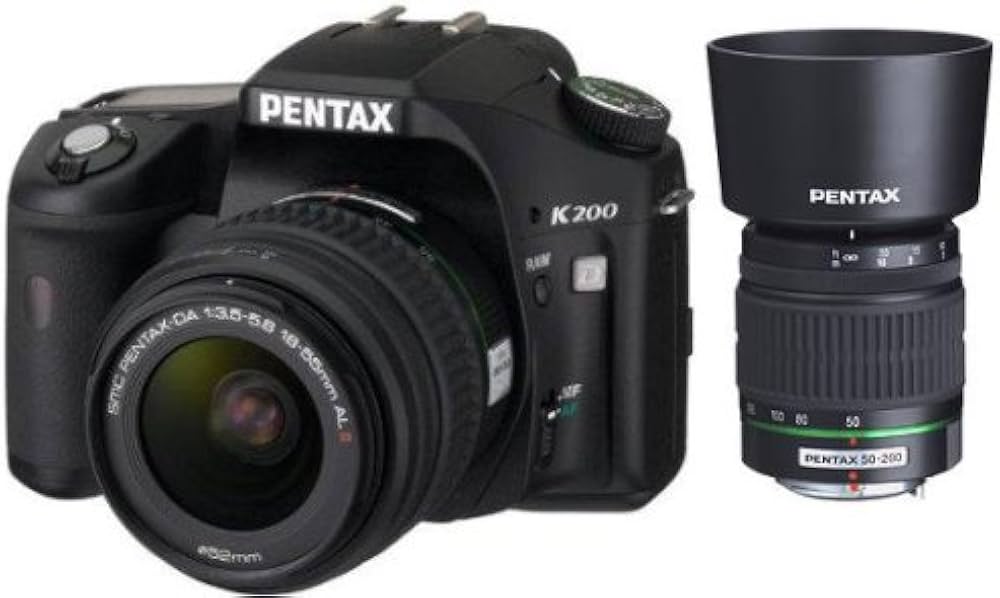 Amazon.co.jp: PENTAX デジタル一眼レフカメラ K200D ダブルズーム
