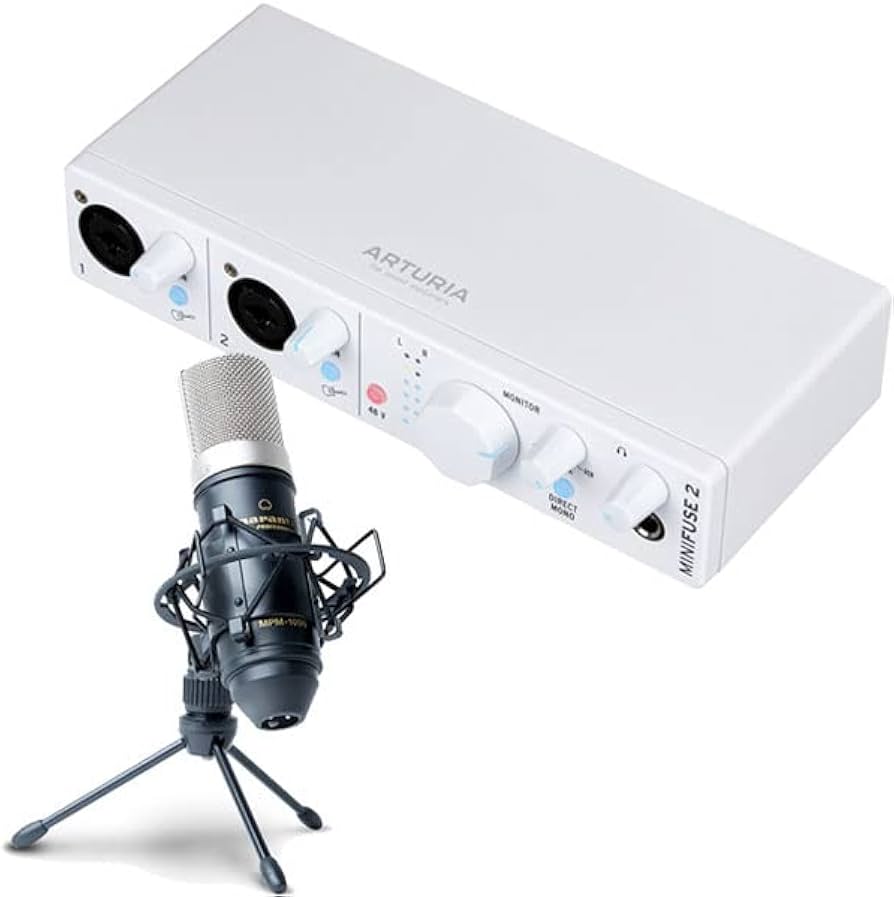新品】ARTURIA MiniFuse2 オーディオインターフェイス 白 Amazon.co.jp