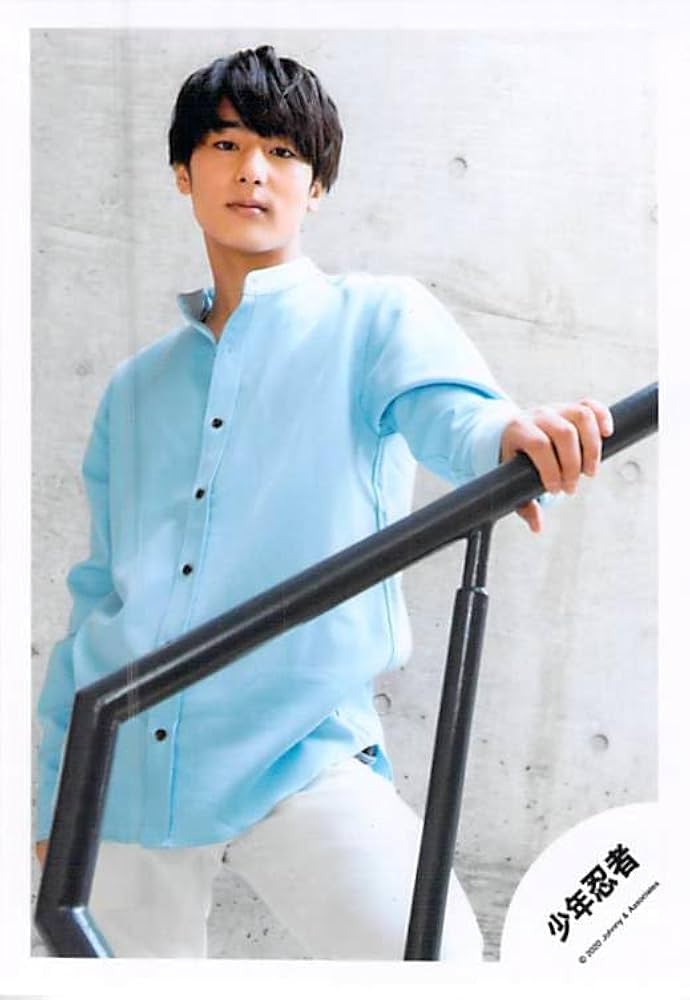 安嶋秀生 グリーティングフォト 公式写真 少年忍者 安嶋秀生 公式写真