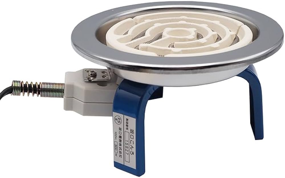 Amazon | 坂口こんろ（A型）電熱器 300W 熱源 燻製 燻製機 電気コンロ