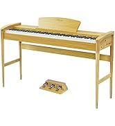 Amazon | ZHRUNS 電子ピアノ 88鍵盤 ハンマーアクション 電子 ピアノ