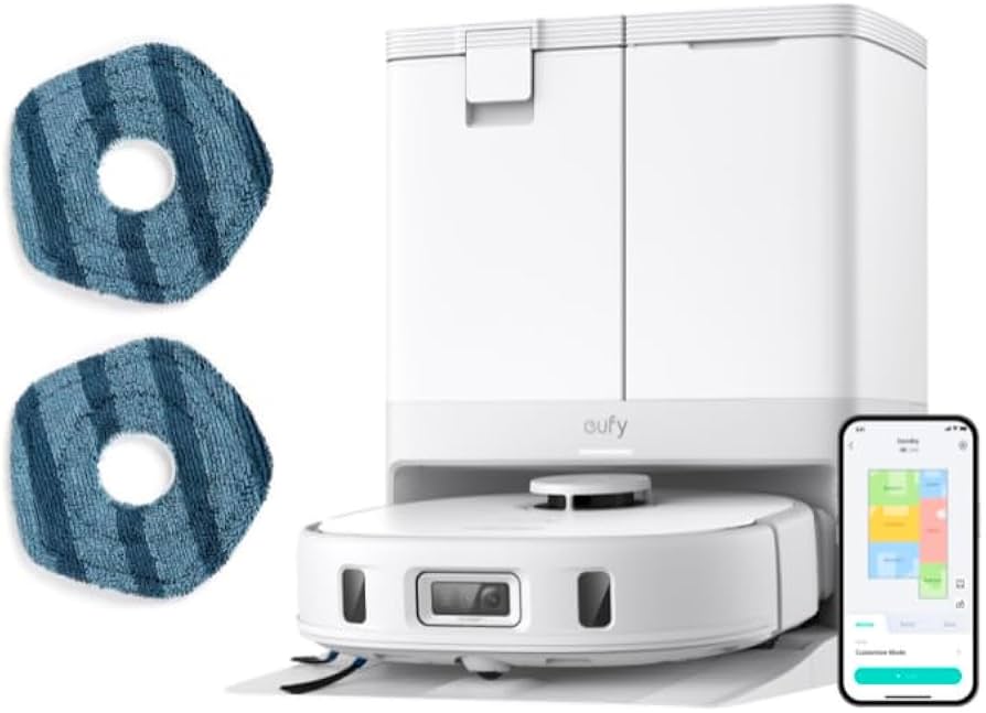 Amazon.com: eufy B0DG5G9HQMeufy X10 Pro Omni Robot Vacuum White +