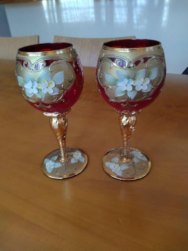 ベネチアングラス2個セット イタリアで購入 ベネチアングラス2個セット