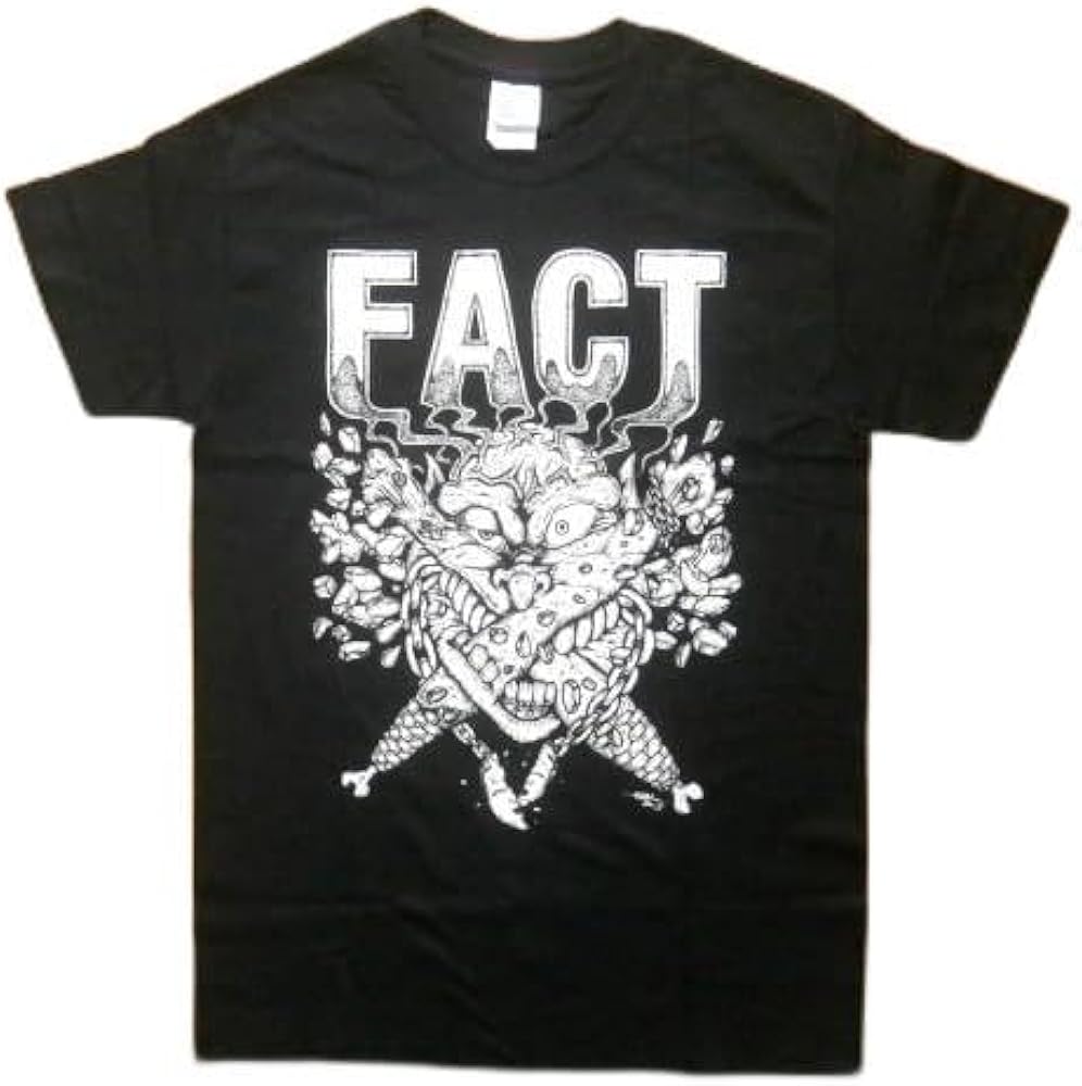 Amazon.co.jp: FACT／ファクト Tシャツ 黒 FEEL IT NOW Sサイズ 公式