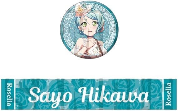バンドリ Roselia Flamme/Wasser タオル＆缶バッジ 白金燐子 バンドリ